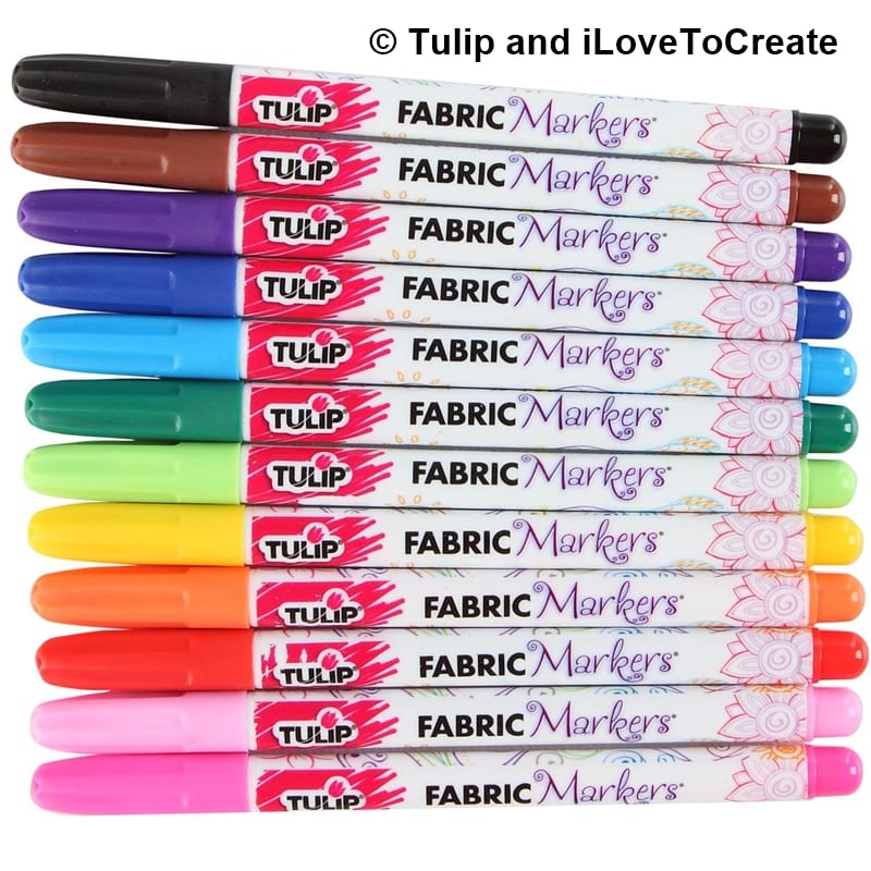 Tulip Fine Tip Fabric Markers and Set
