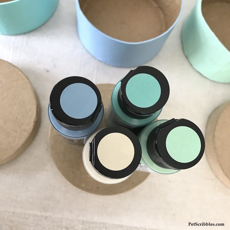 The best way to quickly paint paper maché boxes! - Garden Sanity by Pet  Scribbles