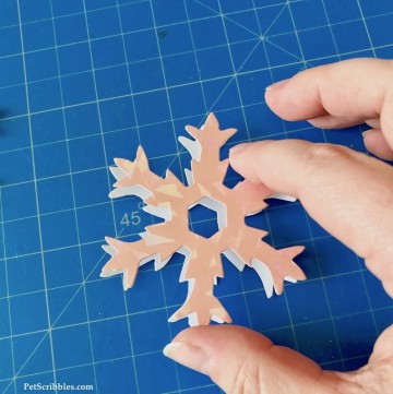 How to Make a Sparkling Pink Snowflake Garland - Garden Sanity by Pet ...