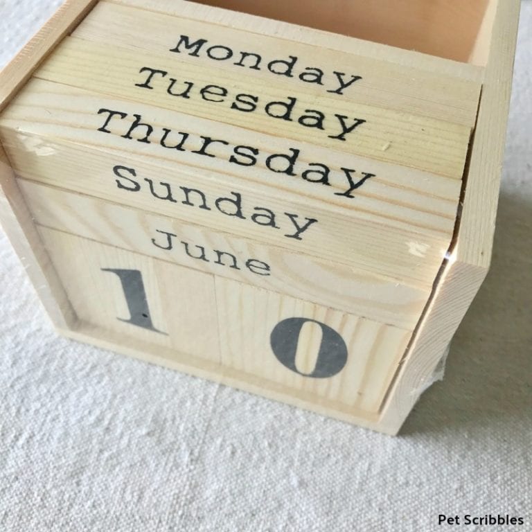 Paint this useful perpetual calendar for Father's Day! - Garden Sanity ...