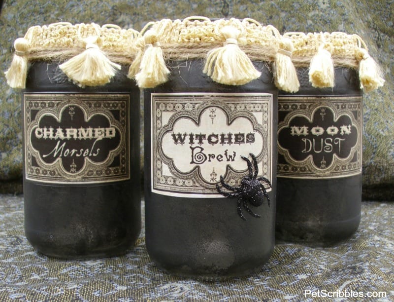 DIY Vintage Halloween Apothecary Jars — Capturing Wonderland