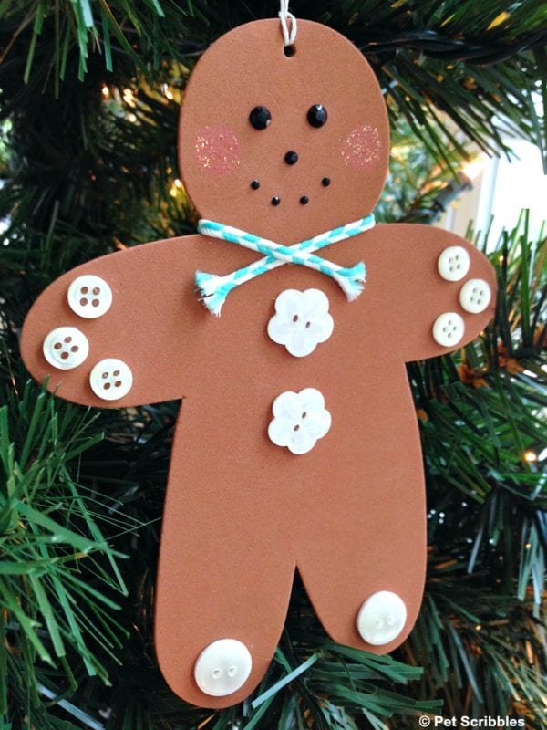 DIY Gingerbread Men Ornaments - Garden Sanity by Pet Scribbles