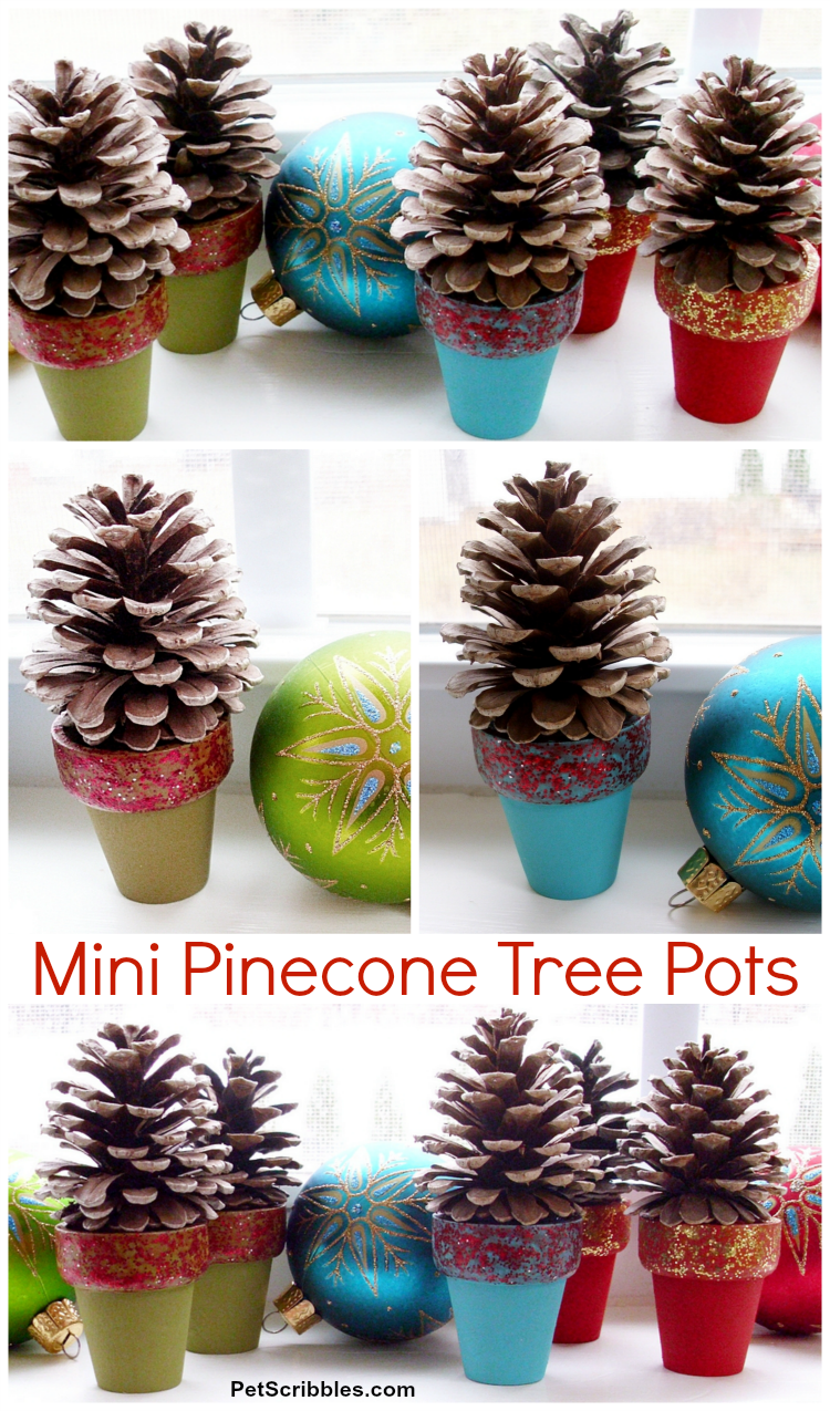 12 Pcs Miniature Christmas Decorations For Crafts Artificial Pine Cone Tiny  Pine Cones For Christmas