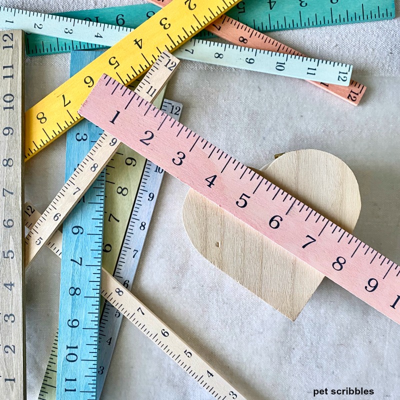 Ruler Crafts: How to make colorful stained rulers - Garden Sanity by Pet  Scribbles