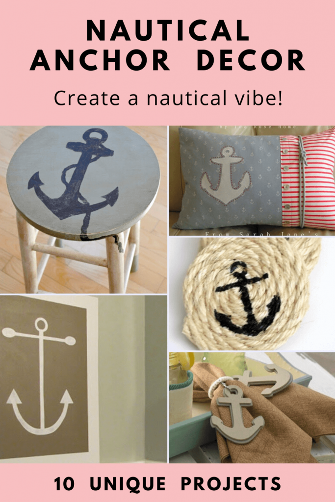 Nautical Anchor Decor: 10 Easy DIYs - Garden Sanity by Pet Scribbles