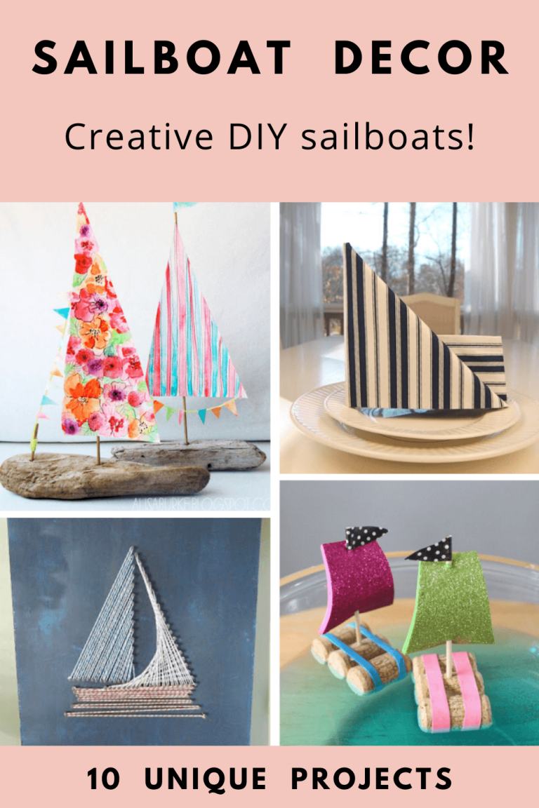 Sailboat Decor: 10 Easy DIYs - Garden Sanity by Pet Scribbles